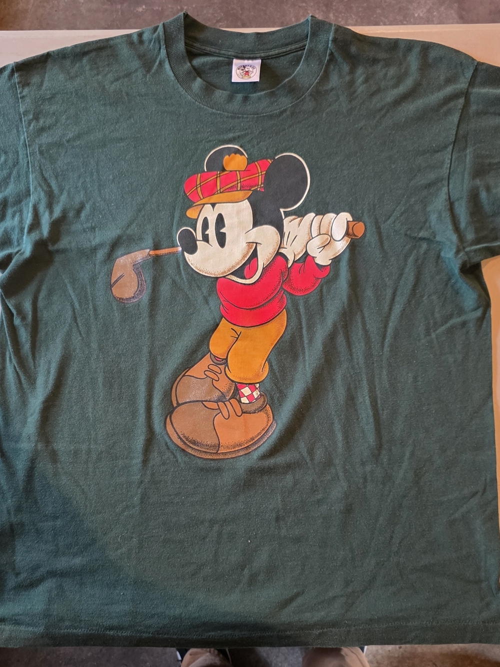 Disney Mickey Golf Graphic Tee - Dark Green
